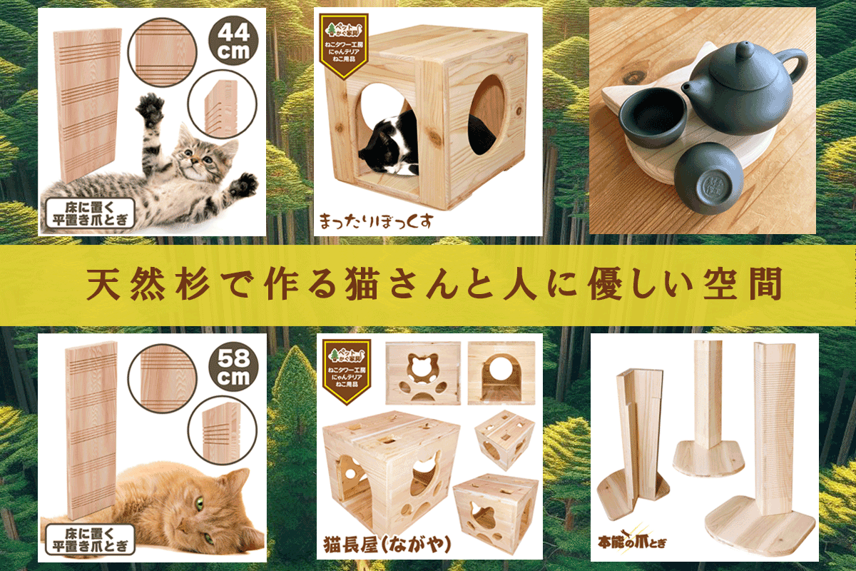 オーガニック猫グッズ