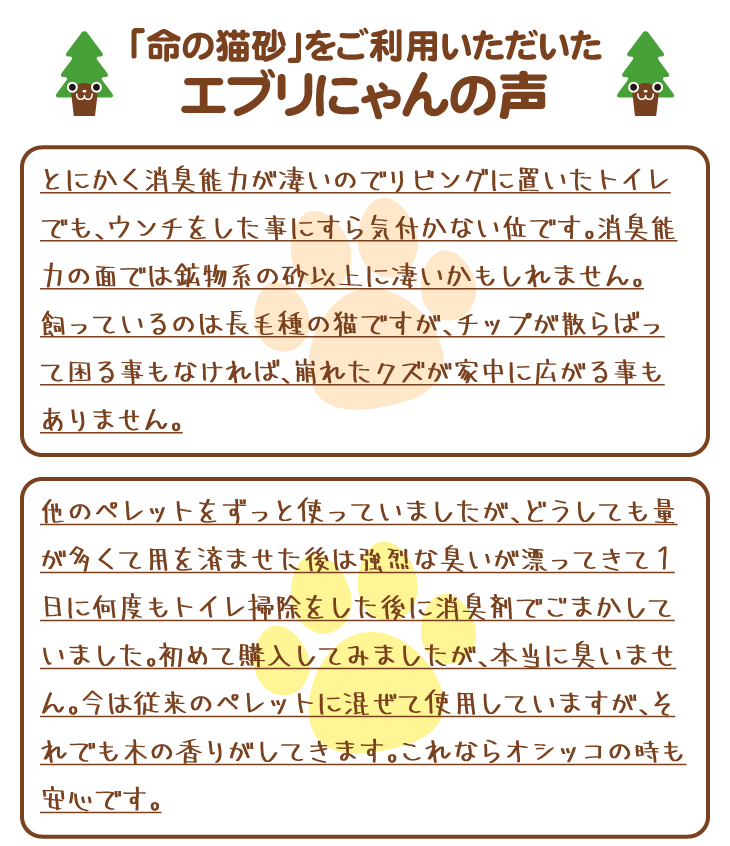 命の猫砂